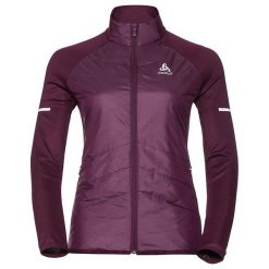 Odlo Kurtka damska Jacket hybrid seamless Irbis fioletowa r. S (370981). Fioletowe kurtki sportowe męskie marki Reserved, l, z bawełny. Za 492,00 zł.