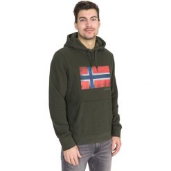 Napapijri Bibu Bluza Zielony. Zielone bluzy męskie Napapijri, l, z nadrukiem, z bawełny, bez kołnierzyka, bez rękawów, bez kaptura. Za 461,95 zł.