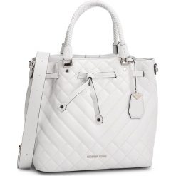 Torebka MICHAEL MICHAEL KORS - Blakely 30S9SZLM8I Optic White. Białe torebki klasyczne damskie marki MICHAEL Michael Kors, bez wzorów, ze skóry, klasyczne, bez dodatków. Za 1889,00 zł.