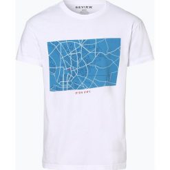 Review - T-shirt męski, czarny. Czarne t-shirty męskie z nadrukiem Review, m, z bawełny. Za 29,95 zł.