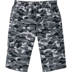 Długie bermudy Regular Fit bonprix szary moro. Szare spodenki i szorty męskie bonprix, s, moro, długie. Za 74,99 zł.