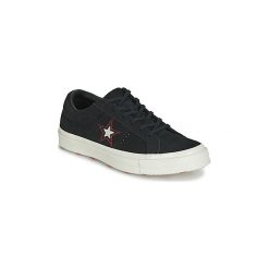 Buty Converse ONE STAR LOVE IN THE DETAILS SUEDE OX. Czarne trampki i tenisówki damskie marki Converse, bez wzorów, bez zapięcia. Za 379,00 zł.