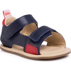 Sandały BIBI - Sand. Afeto V 1084037 Naval/Red. Niebieskie sandały chłopięce Bibi, ze skóry, bez zapięcia. Za 149,00 zł.