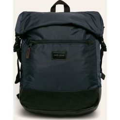 Pepe Jeans - Plecak. Fioletowe plecaki męskie Pepe Jeans, w paski, z jeansu. W wyprzedaży za 149,90 zł.
