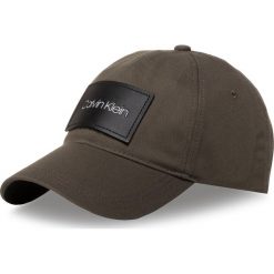 Czapka z daszkiem CALVIN KLEIN - Leather Patch Bb Cap K50K505490 LBB. Zielone czapki męskie Calvin Klein, bez wzorów, z bawełny. W wyprzedaży za 169,00 zł.