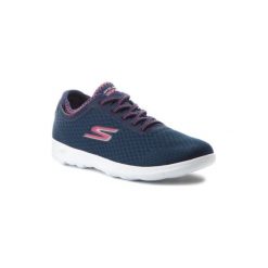 SKECHERS 15350. Niebieskie buty sportowe damskie Skechers, z materiału, sportowe. Za 259,99 zł.