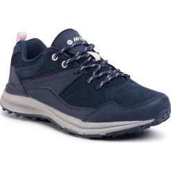 Trekkingi HI-TEC - Manirez Wo's AVS-SS20-HI-01-Q1 Navy/Pink. Niebieskie półbuty damskie Hi-tec, z zamszu, bez obcasa, bez zapięcia. Za 279,00 zł.