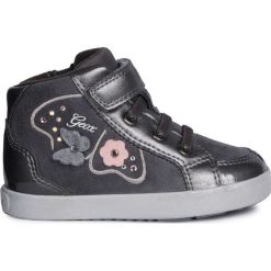 Geox tenisówki dziewczęce za kostkę Kilwi 24 szare. Szare buty dziewczęce zimowe Geox, na zimę, bez wzorów, za kostkę, bez zapięcia. Za 259,00 zł.