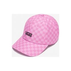 Vans Czapka z daszkiem Różowy. Różowe czapki damskie Vans, w kratkę, z poliesteru. Za 152,95 zł.