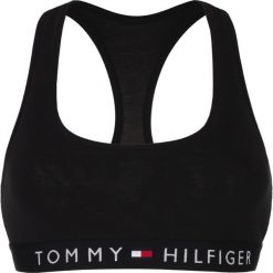 Tommy Hilfiger Biustonosz Czarny. Czarne biustonosze TOMMY HILFIGER, bez wzorów, z elastanu. Za 137,95 zł.