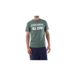 T-shirty z krótkim rękawem Converse 10017500 CREW. Zielone t-shirty męskie Converse, s, bez wzorów, bez kołnierzyka, krótkie. Za 135,62 zł.