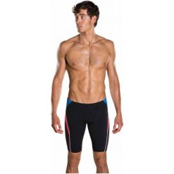 Speedo Spodenki Kąpielowe Fit Splice Jammer Black/Lava Red/Danube 36. Czarne kąpielówki męskie marki Speedo, sportowe. W wyprzedaży za 139,00 zł.