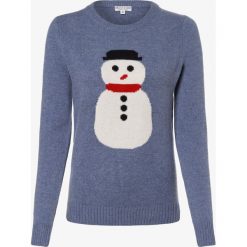 Marie Lund - Sweter damski, niebieski. Niebieskie swetry damskie Marie Lund, m, bez wzorów, z dzianiny, eleganckie, bez rękawów, bez kaptura. Za 249,95 zł.