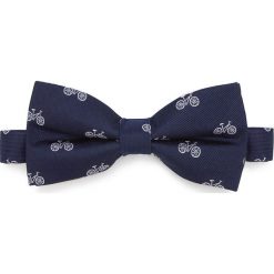 Mucha 87-7I-001-X5. Niebieskie muszki męskie marki Wittchen, bez wzorów, z bawełny, eleganckie. Za 59,00 zł.