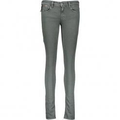 Dżinsy "Luz" - Skinny fit - w kolorze zielonym. Zielone rurki damskie Replay, z aplikacjami. W wyprzedaży za 217,95 zł.
