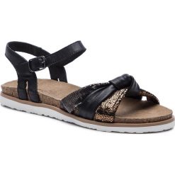 Sandały LASOCKI - ARC-MARINA-09 Black. Czarne klapki damskie Lasocki, bez wzorów, ze skóry, bez obcasa. Za 129,99 zł.