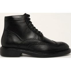 Vagabond - Buty skórzane Alex M. Czarne buty wizytowe męskie Vagabond, ze skóry, na sznurówki. W wyprzedaży za 439,90 zł.