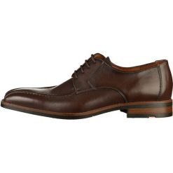 Lloyd Eleganckie buty brown. Brązowe buty wizytowe męskie Lloyd, z materiału, na sznurówki. Za 549,00 zł.