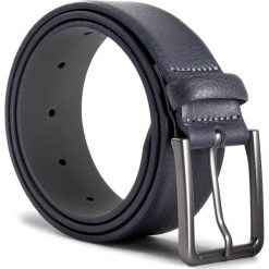 Pasek Męski BOSS - Sily 50380320 Dark Blue 401. Niebieskie paski męskie Boss, w paski, ze skóry. W wyprzedaży za 269,00 zł.