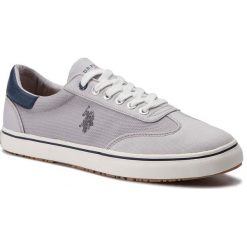 Tenisówki U.S. POLO ASSN. - Ted1 S4102S9/C1 Grey. Szare półbuty męskie U.S. Polo Assn., bez wzorów, z gumy, klasyczne, bez zapięcia. W wyprzedaży za 179,00 zł.