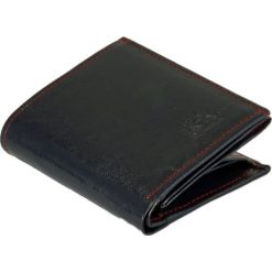 PERFEKT PLUS P/40 A RFID SECURE granatowy, portfel męski. Niebieskie portfele męskie Perfekt Plus, bez wzorów, ze skóry. Za 99,90 zł.