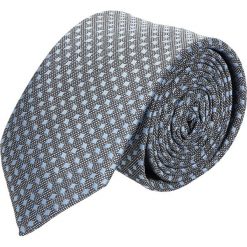 Krawaty męskie: krawat platinum szary classic 215