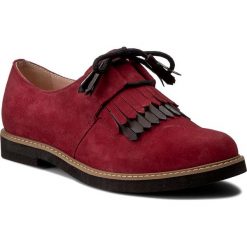 Creepersy damskie: Półbuty EKSBUT - 27-4559-A50/895-1G Bordo