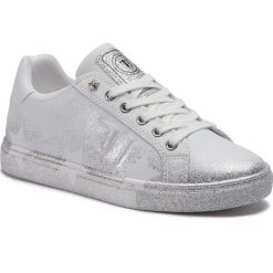 Sneakersy TRUSSARDI JEANS - 79A00314 M020. Szare półbuty damskie Trussardi Jeans, z jeansu. W wyprzedaży za 479,00 zł.
