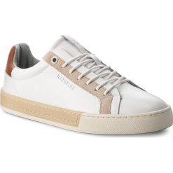 Tenisówki NAPAPIJRI - Plus 16832555 White/Beige N07. Białe trampki męskie marki Napapijri, ze skóry. W wyprzedaży za 219,00 zł.