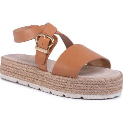 Espadryle GANT - Daisywall 20521454 Tan G41. Pomarańczowe espadryle damskie GANT, bez wzorów, ze skóry, bez obcasa. Za 439,00 zł.