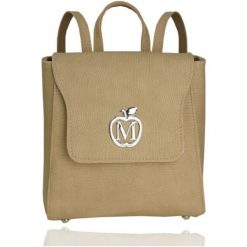 Plecaki damskie: Manzana Plecak Vintage beżowy (832e)