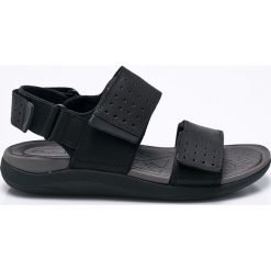 Clarks - Sandały Garratt Active. Czarne kapcie męskie marki Clarks, ze skóry. W wyprzedaży za 279,90 zł.