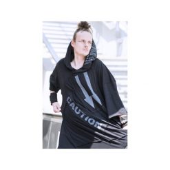 CAUTION printed tunic for him. Czarne t-shirty męskie Pikiel, s, z nadrukiem, z bawełny. Za 359,00 zł.