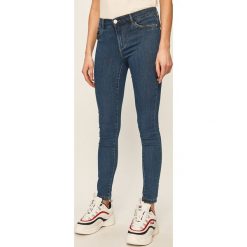 Only - Jeansy Rain. Niebieskie jeansy damskie ONLY, s, bez wzorów, z elastanu. W wyprzedaży za 79,90 zł.