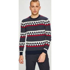 Scotch & Soda - Sweter. Szare swetry klasyczne męskie marki Scotch & Soda, l, z bawełny, z okrągłym kołnierzem. W wyprzedaży za 399,90 zł.