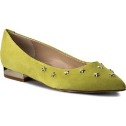 Baleriny SOLO FEMME - 46827-61-H51/000-04-00 Pistacja. Zielone baleriny damskie Solo Femme, bez wzorów, ze skóry, klasyczne, bez obcasa. W wyprzedaży za 209,00 zł.