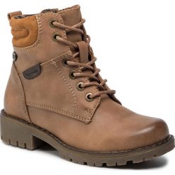 Trapery XTI - 56926 Camel. Pomarańczowe śniegowce dziewczęce Xti, bez zapięcia. W wyprzedaży za 159,00 zł.