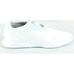 Sneakersy "Mostro" w kolorze białym. Białe trampki męskie Puma, na sznurówki. W wyprzedaży za 107,95 zł.
