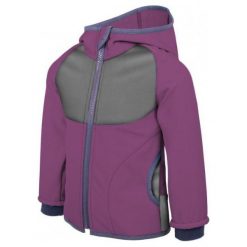 Unuo Kurtka Softshell Dziewczęca Ostrężyna 74/80 Fioletowa. Fioletowe kurtki dziewczęce marki Unuo, z softshellu, eleganckie. Za 135,00 zł.