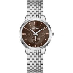 PROMOCJA ZEGAREK DOXA Slim Line Lady D156SBR. Pomarańczowe zegarki damskie marki DOXA, ze stali. W wyprzedaży za 1330,00 zł.
