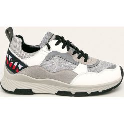 Tommy Hilfiger - Buty. Szare buty sportowe damskie TOMMY HILFIGER, ze skóry. W wyprzedaży za 399,90 zł.