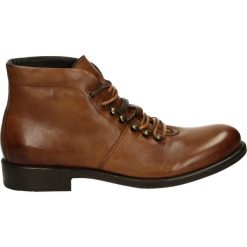 Botki męskie - 720 CRUST TAN. Brązowe botki męskie Venezia, ze skóry. Za 249,00 zł.