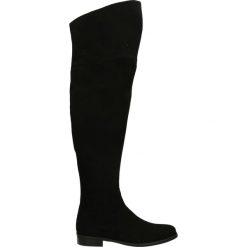 Kozaki - LG534 CAM NER. Czarne buty zimowe damskie Venezia, ze skóry. Za 379,00 zł.