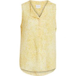 VILA Damska bluzka Lucy S / L Top-Fav Lux Gold zięba (rozmiar M). Bluzki damskie Vila, s, bez wzorów, bez kołnierzyka, bez rękawów. W wyprzedaży za 90,00 zł.
