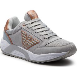 Sneakersy EA7 EMPORIO ARMANI - X8X022 XK029 00460 Grey High Rise. Szare sneakersy męskie EA7 Emporio Armani, bez zapięcia. W wyprzedaży za 549,00 zł.