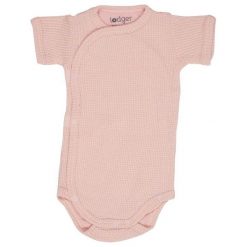 Lodger Body Dziecięce Romper Short Sleeves Ciumbelle Sensitive 56 Różowy. Różowe body niemowlęce Lodger, bez wzorów, z bawełny, bez rękawów. Za 59,00 zł.