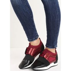 Bordowo-Czarne Buty Sportowe One Word. Czerwone buty sportowe damskie marki KALENJI, z gumy. Za 89,99 zł.