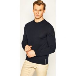Sweter EA7 Emporio Armani 8NPMZ8 PM62Z 1578. Niebieskie swetry męskie EA7 Emporio Armani, m, bez wzorów, klasyczne, z klasycznym kołnierzykiem, bez kaptura. Za 579,00 zł.
