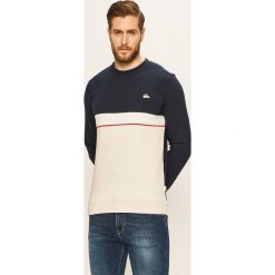 Quiksilver - Bluza. Niebieskie bluzy męskie Quiksilver, s, bez wzorów, z bawełny, z okrągłym kołnierzem, bez rękawów, bez kaptura. W wyprzedaży za 159,90 zł.