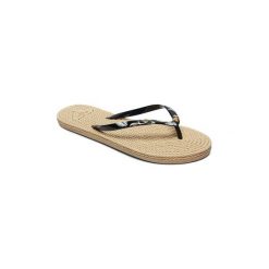 Japonki Roxy South Beach para mujer. Czarne klapki damskie Roxy, bez wzorów, bez obcasa. Za 109,59 zł.